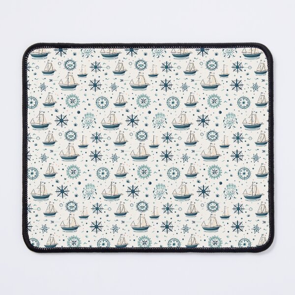 Item preview, Nautical Boat Anchor Pattern designed and sold by ComerPrintCo.