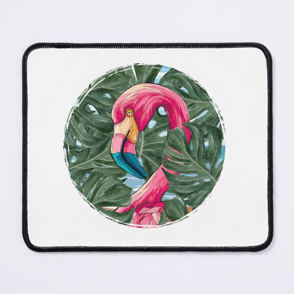Item preview, TROPICAL FLAMINGO - Pink Flamingo Lover, Beach Day, Island Art, Self Care designed and sold by Sun Sand & Sea Art.