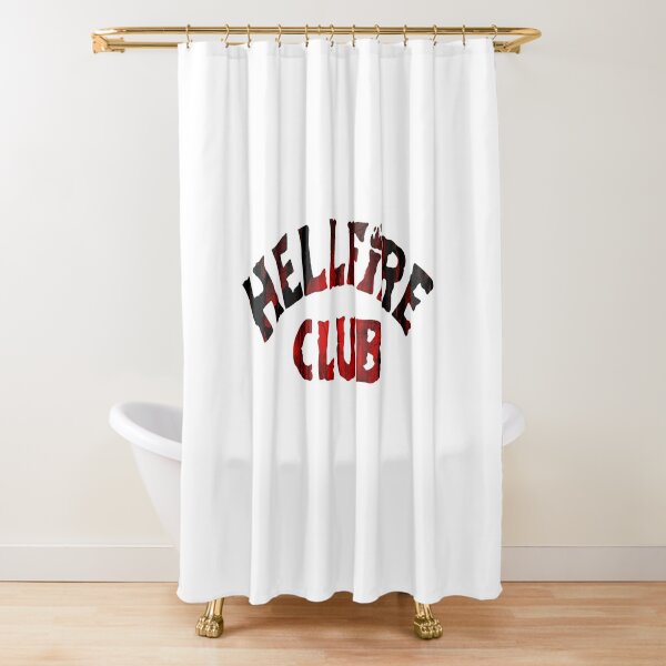 Disover Hellfire Logo  | Shower Curtain