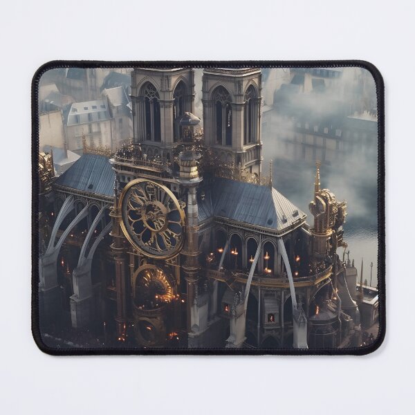 Item preview, Steampunk Notre Dame of Paris designed and sold by SkyPouikPouik.