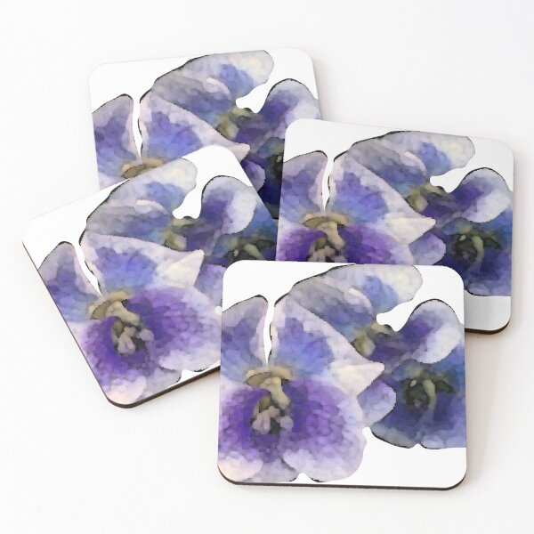 Item preview, Purple and White Watercolor Violets designed and sold by AmyWhy.