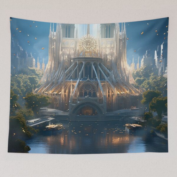 Item preview, Elvish Notre Dame of Paris designed and sold by SkyPouikPouik.