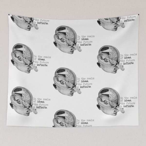 Item preview, In the realm of ideas, the future is infinite. designed and sold by scientiafemina.