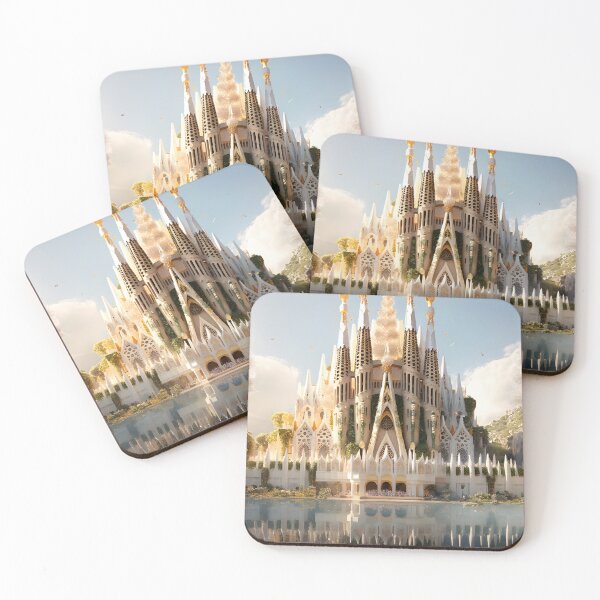 Aperçu de l'œuvre Sagrada Familia Façon Elfique créée et vendue par SkyPouikPouik.