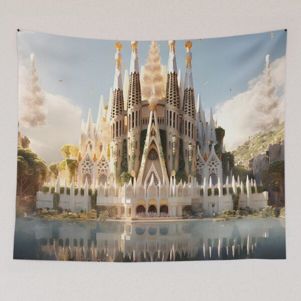 Item preview, Elvish Sagrada Familia designed and sold by SkyPouikPouik.