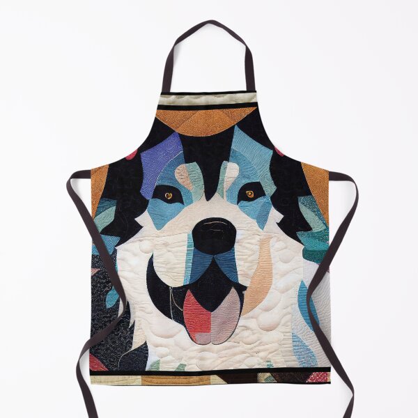 Item preview, Malamute Husky Dog Patchwork Quilt designed and sold by kedoki.
