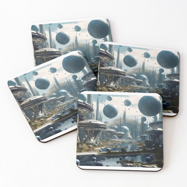 Item preview, Hydrogenomic series 001 - saucer shelters designed and sold by Imthenats Photography and Art.