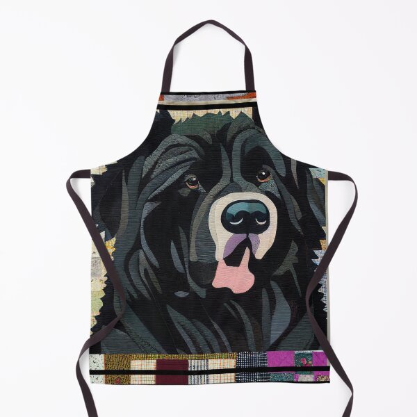 Item preview, Newfoundland Dog Patchwork Quilt designed and sold by kedoki.