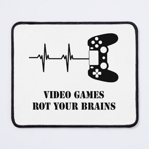 Item preview, Video Games Rot Your Brains designed and sold by OCNau.