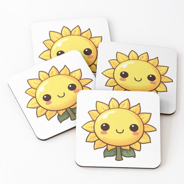 Item preview, Cute kawaii sunflower designed and sold by ArtisticaShop.