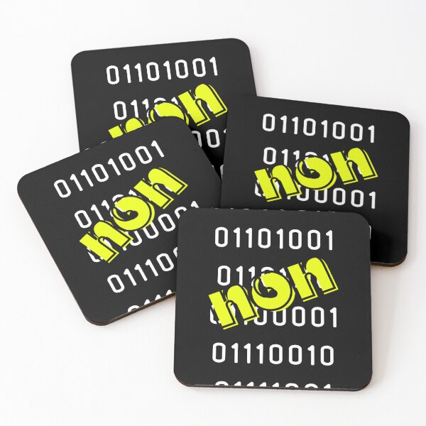 Item preview, Non Binary Code | Black designed and sold by KindMentaliTees.