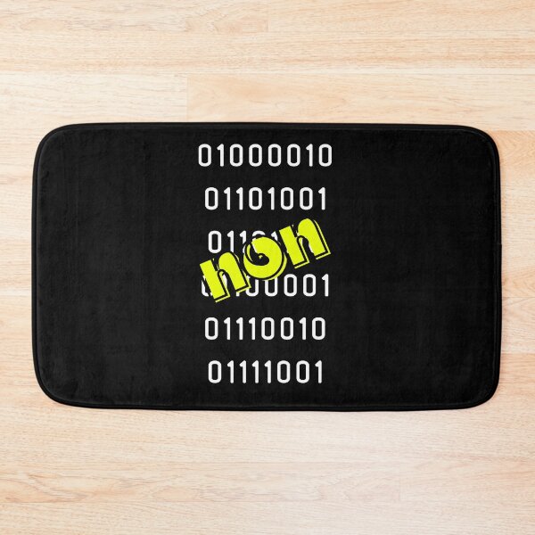 Item preview, Non Binary Code | Black designed and sold by KindMentaliTees.
