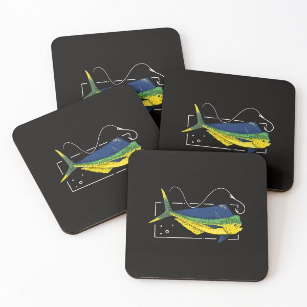 Item preview, Fishing Mahi Mahi Fish Outdoor Ocean Fisherman design Fisher designed and sold by MuktiKannan.