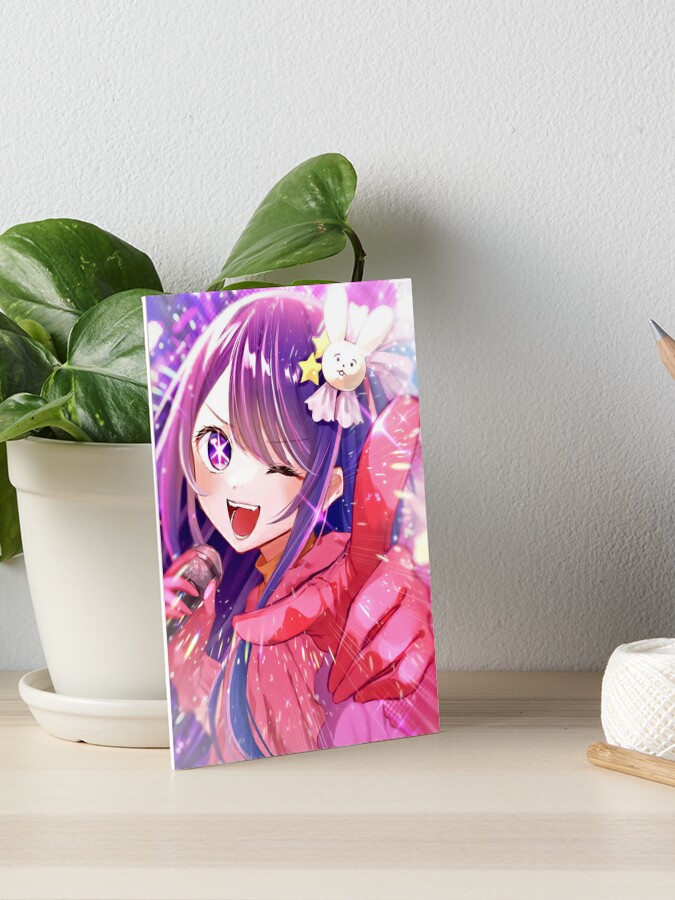 Ai Hoshino Oshi no Ko Anime girl Trending Art Board Print for Sale by  Spacefoxart