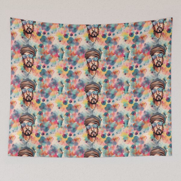 Item preview, Mac Dre Watercolor Ink-Blot Pattern - Vintage Colors  designed and sold by Retro-ArtDeco.