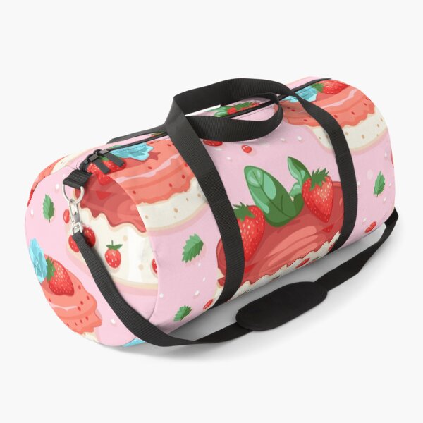 Item preview, Strawberry Cake Pattern with Slices, Strawberries, and Sprinkles designed and sold by PaletPatisserie.