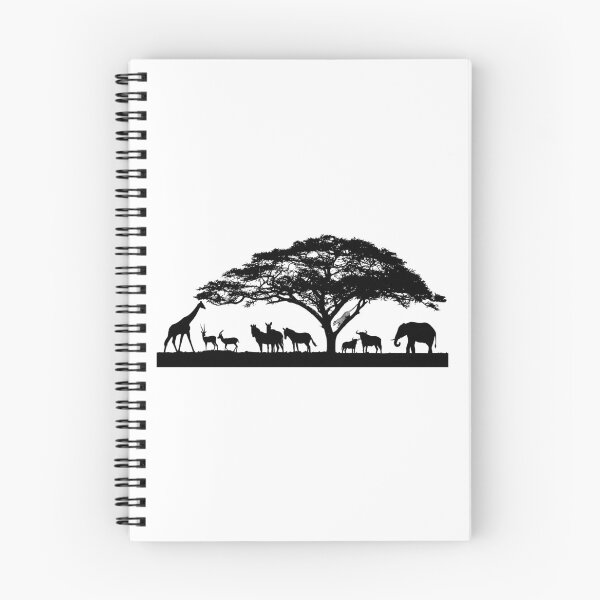 Item preview, silueta de sabana designed and sold by FieldScent.