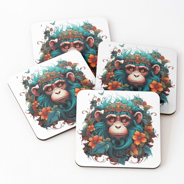 Item preview, Monkey Madness: Trendy Collection for Primate Lovers designed and sold by Truecubix.