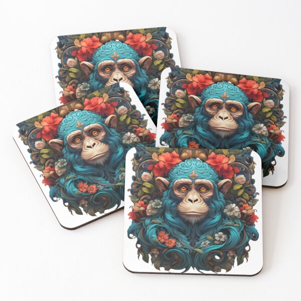 Item preview, Monkey Madness: Trendy Collection for Primate Lovers designed and sold by Truecubix.
