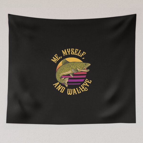 Item preview, Fishing Me Myself And The Walleye Fish Fishing Walleye Fisher designed and sold by BalajiSoni.
