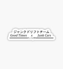 GUTE ZEITEN x JUNK CARS Sticker