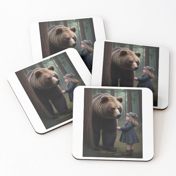 Item preview, A bear and a little girl designed and sold by Aleks894.