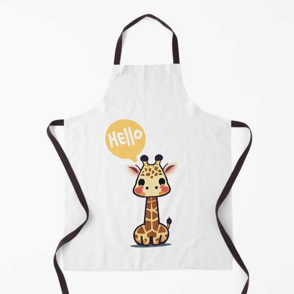 Item preview, Cute giraffe 3 hello designed and sold by HarshBrown.