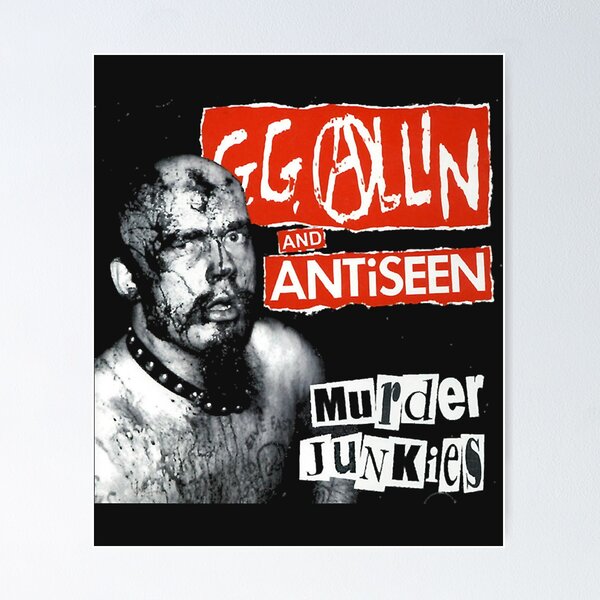 Gg Allin Posters for Sale | Redbubble