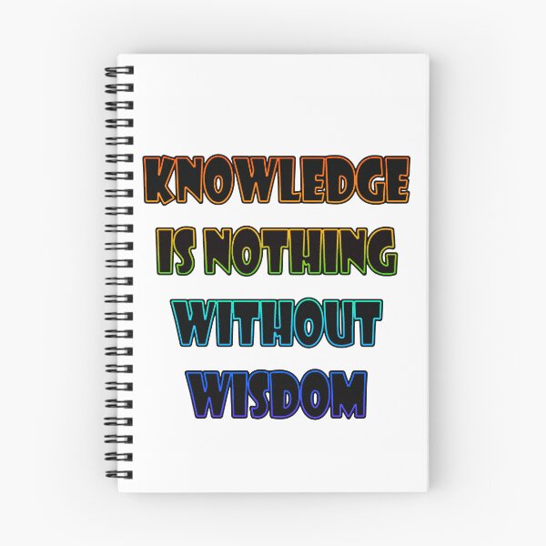 Item preview, Knowledge is nothing without Wisdom - Neon designed and sold by AtlantisApparel.