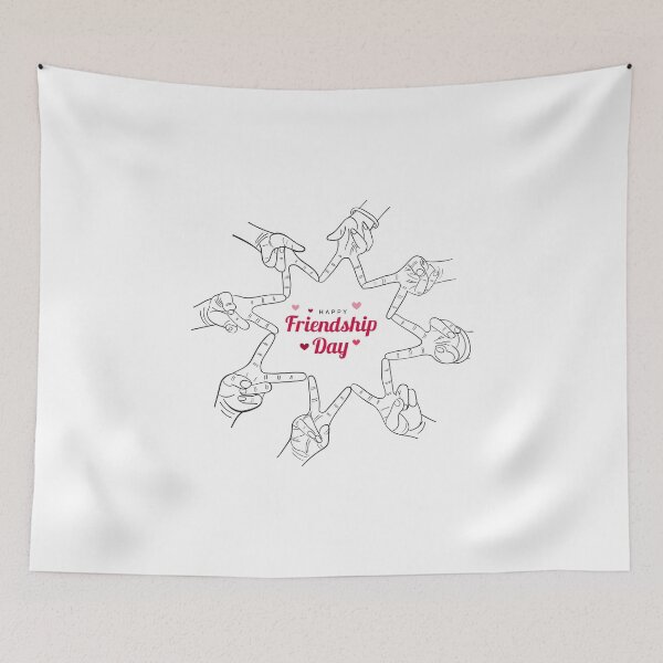 Item preview, Happy friendship day with victory sign designed and sold by quanlh.