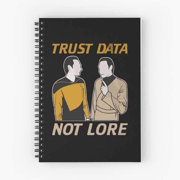 Item preview, Trust data not lore  designed and sold by BuHeidenreich.