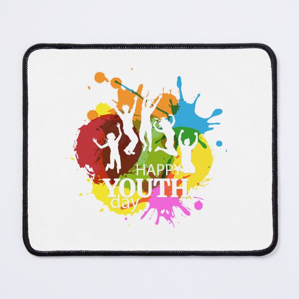 Item preview, Colorful spots with silhouettes people designed and sold by quanlh.