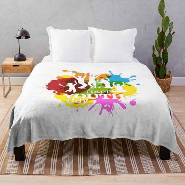 Item preview, Colorful spots with silhouettes people designed and sold by quanlh.