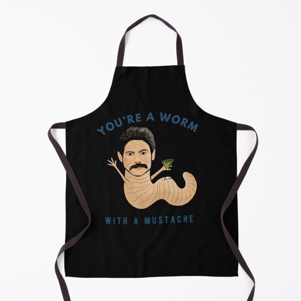 Item preview, You’re a worm with a mustache designed and sold by BuHeidenreich.