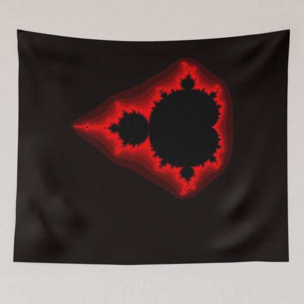 Item preview, Red Black Mandelbrot  designed and sold by CatherPaul.