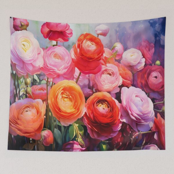 Artikelvorschau, Ranunculus Brushstrokes entworfen und verkauft von Beauty Art Printable.