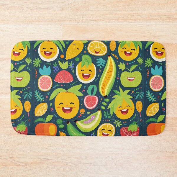 Item preview, Lively Tropical Fruit Pattern with Delightful Emojis designed and sold by PaletPatisserie.