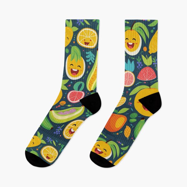 Item preview, Lively Tropical Fruit Pattern with Delightful Emojis designed and sold by PaletPatisserie.