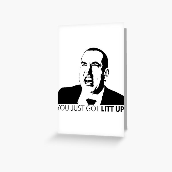 The Suits Birthday Card, Louis Litt Card Print, Let's Get Litt up Card, PDF  4x6, INSTANT DOWNLOAD 