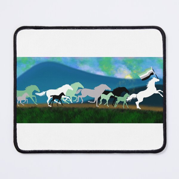 Item preview, Aromantic Pride Horse Herd designed and sold by ARTUOKAY.