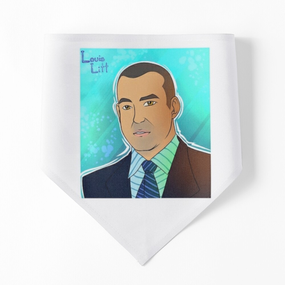 Louis Litt from Suits Watercolor Portrait Poster by Design