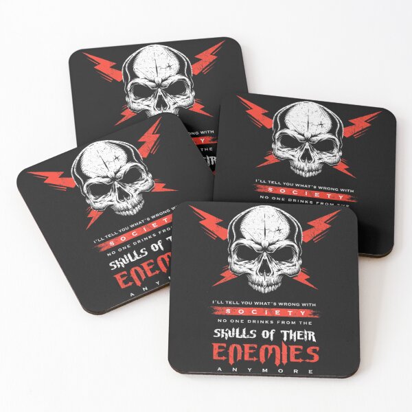 Item preview, Noone Drinks Blood From The Skulls. Society Is Wrong designed and sold by isenbergxane.