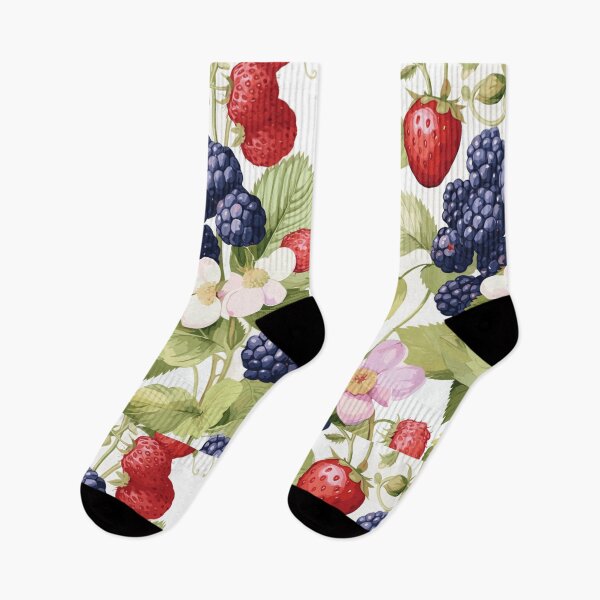 Item preview, Beauty of berries watercolor pattern designed and sold by PaletPatisserie.