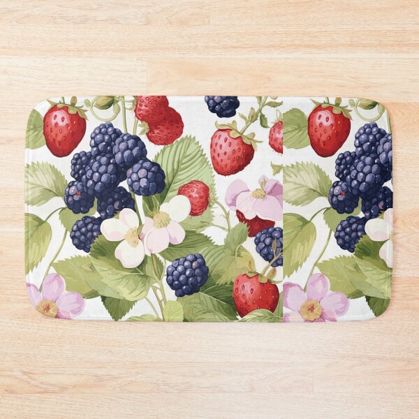 Item preview, Beauty of berries watercolor pattern designed and sold by PaletPatisserie.