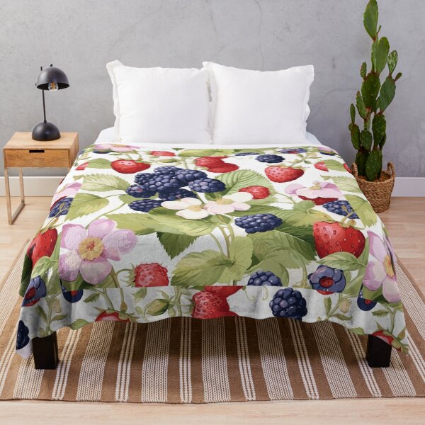 Item preview, Beauty of berries watercolor pattern designed and sold by PaletPatisserie.