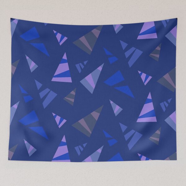 Item preview, Simple triangle pattern - blue designed and sold by ByJYA.