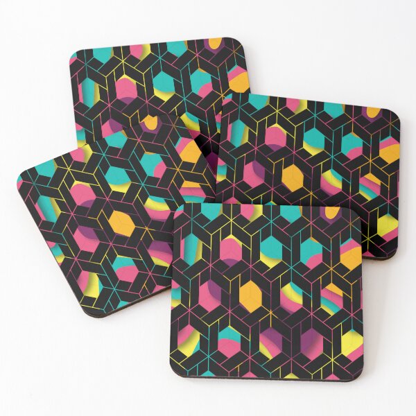 Item preview, Geometrical Cubes Pattern - 04 designed and sold by Studio Grafiikka.