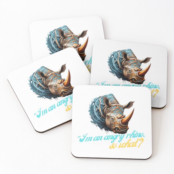 Item preview, Angry Rhino: I'm an angry rhino, so what? designed and sold by Jerseysrd.