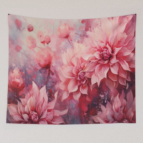 Artikelvorschau, Dahlias Brushstrokes entworfen und verkauft von Beauty Art Printable.