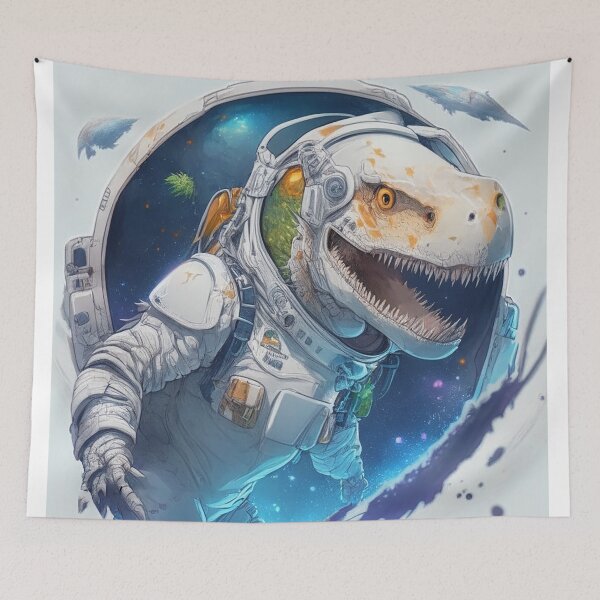 Item preview, Dinosaur Astronaut designed and sold by maRckHannah.